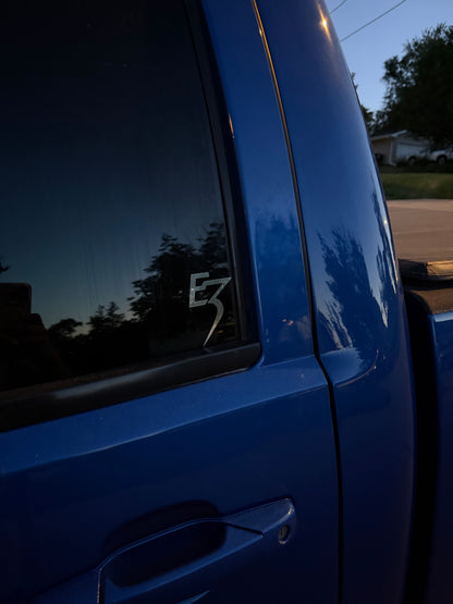 E3 Sticker Door decal