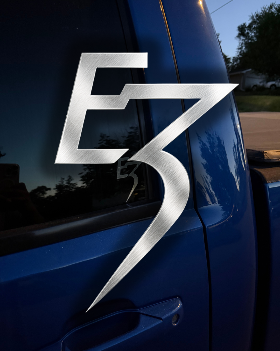 E3 Sticker Door decal